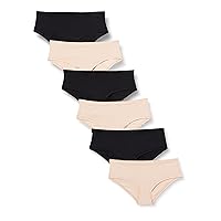 Amazon Essentials Women's Full Brief Underwear (Available in Plus Size), Pack of 6