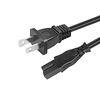 8.2ft Power Cord for Vizio TV M501D-A2R M50-C1 E420I-A0 M651D-A2R M502I-B1 M55-C2 M49-C1 M50-C1 M43-C1 M60-C3 E65-C3 M75-C1 M75-E1 M801d-A3 AC 2 Prong Polarized Power Cord Cable Replacement