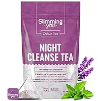 Detox Tea Night Cleanse Tea 14 Day Herbal Tea for Natural Cleanse and Detox, Colon Cleanse, Promote Bowel Movement and Regulation, Increase Digestive Health - 1 Night Cleanse Tea (7 Bags)