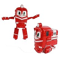 4PCS Children Toys,Kay/Alf/Duck/Selly Trains Deformation Robot Toys for Kids Toys(5 Options) (Color : Alf)
