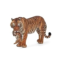 Papo Tigress with Cub Toy Figure Set Playset