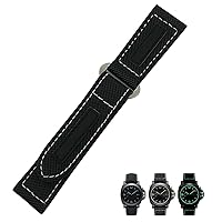 24mm Carbon Fiber Watch Strap Black Watch Bracelets for Panerai  pam01661/00441 Watch Bands for Men Accessories