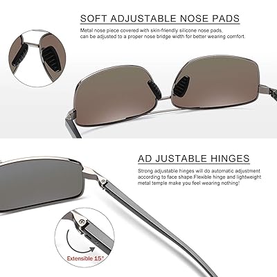  WOWSUN Polarized Sunglasses for Men UV Protection