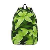 Leaf Backpack Lightweight Casual Backpack Multipurpose Canvas Backpack With Laptop Compartmen