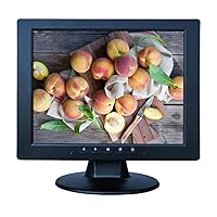 10.4'' inch 800x600 Plastic Shell Portable Desktop VGA Monitor with Wall-Mounted VESA75 for PC Display POS Cash Register Ordering Machine Industrial Medical Automation Device, W104PN-2761