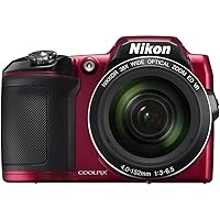 Nikon COOLPIX L840 Digital Camera with 38x Optical Zoom and Built-In Wi-Fi (Red)