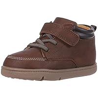 Carter's Every Step Boy's Infant 1st Walker Nikson Fashion Boot, Brown, 5.5 Medium US Toddler