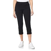 WallFlower Women's Pull on Denim Crop and Ankle High-Rise Insta Soft Juniors Jeans (Available in Plus Size)