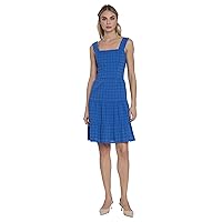 Maggy London Sleeveless Square Neck Tiered Skirt Short Casual Summer Dresses for Women