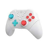 Switch Pro Controller, Wireless Switch Controller for Nintenndo Switch/Switch Lite Built-in 620mAh Battery, Supports Gyro Axis, Turbo, NFC Amibo Function, Wake-Up and Dual Vibration (Grey)