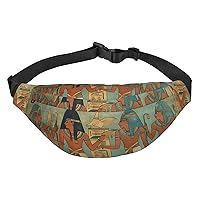 Women in ancient egypt Fanny Pack for Men Women Crossbody Bags Fashion Waist Bag Chest Bag Adjustable Belt Bag