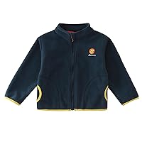 Toddler Kids Warm Padded Coat Clothing Toddler Cartoon Fleece Long Sleeve Zipper Windproof Outerwear Jacket for 2