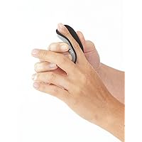 Neo G Finger Splint Easy-Fit - Support for Trigger Finger Mallet Finger Baseball Finger Strain Sprains Broken Fingers Basketball - Patented Design - Class 1 Medical Device - Medium - Gray
