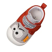 Toddler Extra Wide Fashion Autumn Toddler and Girls Casual Shoes Soft Sole Round Toe Buckle Shoes Canvas Shoes Girls