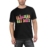 Teachers Men's Short Sleeve T-Shirts Casual Top Tee