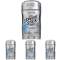 Speed Stick Antiperspirant & Deodorant Solid, Unscented, 3 oz (Pack of 4)