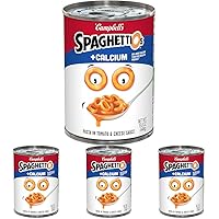 SpaghettiOs Original Canned Pasta Plus Calcium, 15.8 oz Can (Pack of 4)