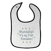 Cute Rascals Toddler & Baby Bibs Burp Cloths Islam Alhamdullilah It's My First Ramadan Arabic