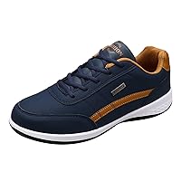 Men's Running Shoes Sneakers Shoes Flat-Bottomed Comfortable Running Men's Fashionable Foot Men's Sneakers Leather Sneakers for Men