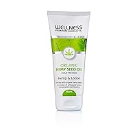 Wellness Premium Products Hemp Oil Cold Pressed Unisex Body Lotion, 180 ml