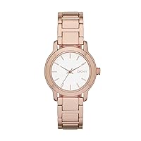 DKNY Women's Tompkins Quartz Metal Three-Hand Dress Watch