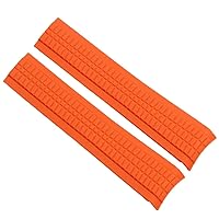 Soft Rubber Watch Band Aquanaut Fits For Patek Philippe Silicone 5164A 5167A 5168A 21mm Folding Buckle Watch Strap