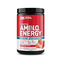 Optimum Nutrition Amino Energy Powder Bundle - Pre Workout with BCAA, Amino Acids, Electrolytes, 2 Flavors - 30 Servings Each