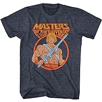 Masters of The Universe Cartoon He-Man Power Sword Adult Short Sleeve T-Shirt