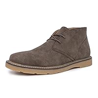 Nine West Mens Chukka Boot - Classic Micro Suede Desert Chukka Boots - Casual and Formal Dress Boot - Mid Top Lace Up Oxford Chukka Ankle Boot for Men