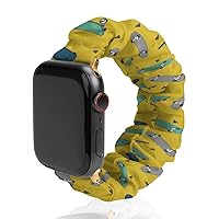 Skateboard Watch Bands Elastic Replacement Wristband Compatible with IWatch Bands Series 6 5 4 3 2 1