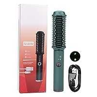 Hair Straightener Brush,USB Hair Straightening Brush with Adjustable Temperature,Fast Heating & Anti-Scald,Professional Hair Straightener Comb,for Home Salon