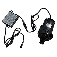 Heavy Duty Low Noise 24V 120W Micro Brushless DC Water Pump DC60G-24120S-1 39ft 1003GPH, DRY RUN Protection, For Cooling Circulation Pressure Sys
