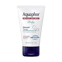 Aquaphor Baby Healing Ointment - Advanced Therapy for Chapped Cheeks and Diaper Rash, 4 Tube Pack