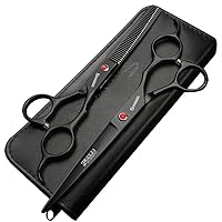 6/7 Inch Hairdressing Scissors Set Barber Shop Hair Scissors Styling Tools (7-inch 2pc)