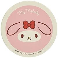 Sanrio 493513 My Melody Ceramic Water Absorbing Coaster Diameter 3.5 inches (9 cm) Face