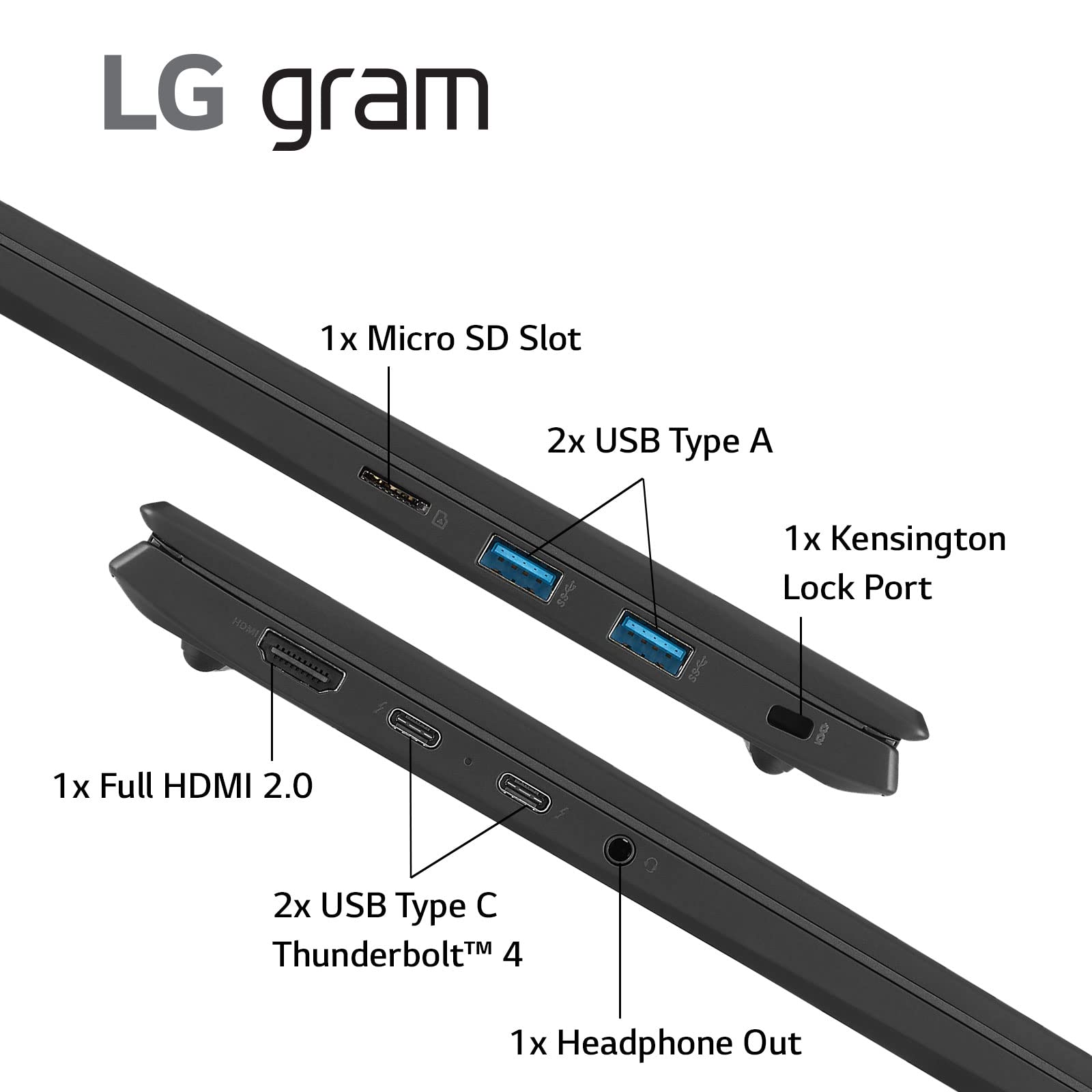 LG gram (2022) Laptop 16Z90Q 16