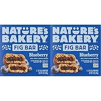 Nature's Bakery Blueberry Fig Bars, 2 Oz, 6 Ct (Pack of 2)