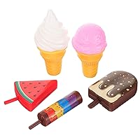 ERINGOGO 1 Set Play House Set Play Kitchen for 1-3 Play Pretend Food Pretend Play Food Suit Girl Toys Ice Cream Photo Props Artificial Desserts Fake Food Boy Child Plastic