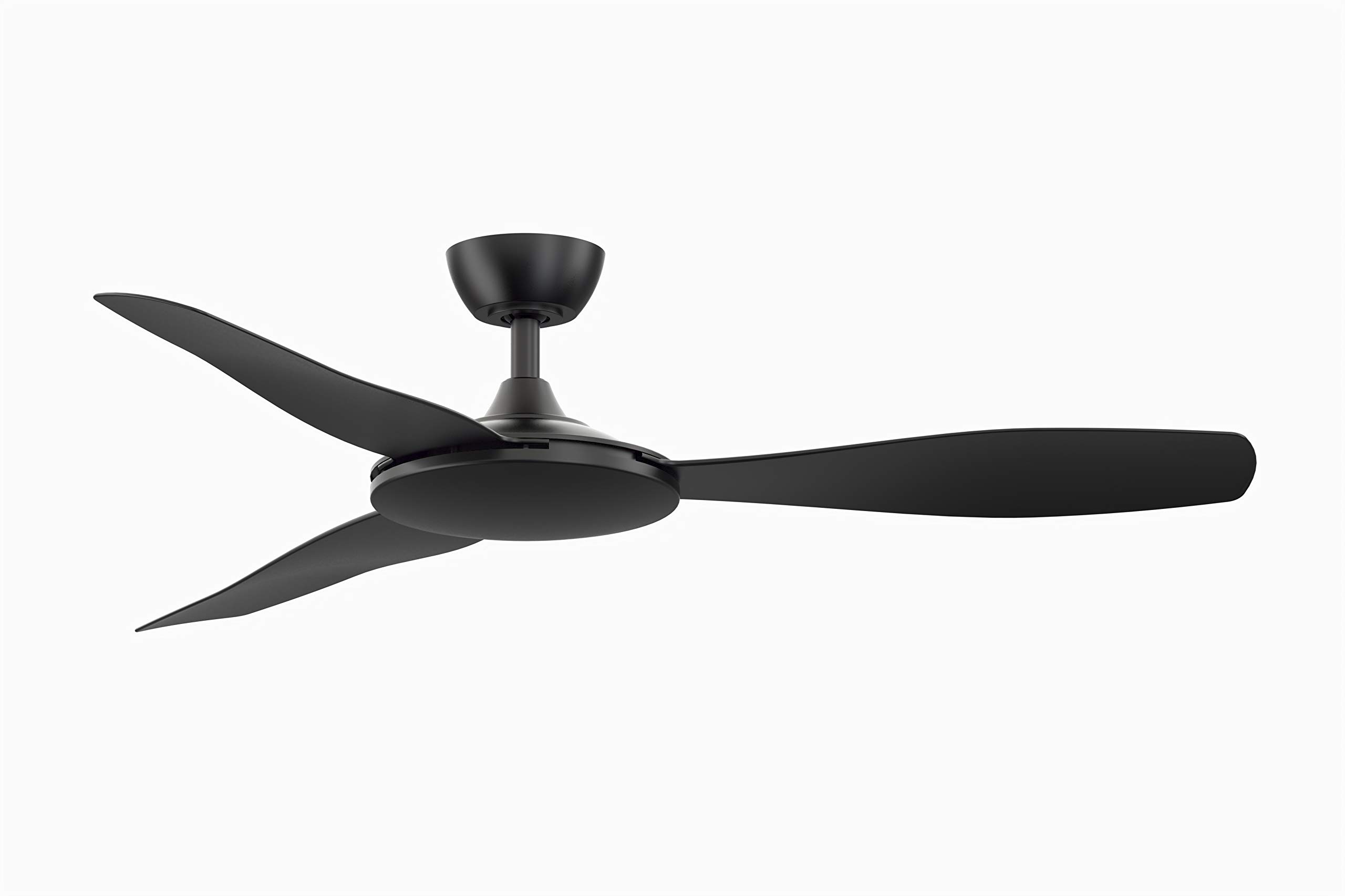 Fanimation GlideAire Indoor/Outdoor Ceiling Fan with Black Blades 52 inch - Black