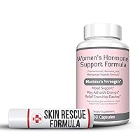 Re+Gen Nutrition Women's Hormone Balance Support Skin Rescue Formula Defense and Support for Clear Skin 100% Natural! Peppermint Oil, Dong Quai, Mood Swings, Shea Butter, Vitamin E, Coconut Oil