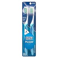 Oral-B Pulsar Vibrating Bristles Toothbrush , 4 Count - Medium (Colors May Vary)
