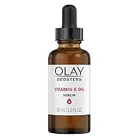Olay Vitamin E Oil Serum, Nourishing Hydration Booster, Fragrance-Free, 1.0 Oz