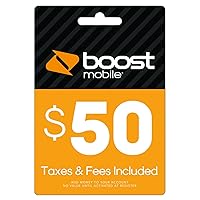 Boost Mobile $50.00 Reboost Refill Card(Mail Delivery)