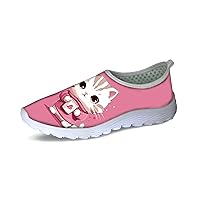 Moon Star Men’s Running Shoes Women’s Slip on Walking Shoes Patriotic Sport Sneakers Breathable