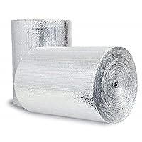Double Bubble Reflective Foil Insulation (36 inch X 5 Ft Roll) Industrial Strength, Commercial Grade, No Tear, Radiant Barrier Wrap for Weatherproofing Attics, Windows, Garages, RV's, Ducts & More!