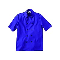 18001/18025 Unisex Short Sleeve Chef Coat Purple 3XL