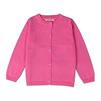 Girl Weather Coat Girls Clothes Knitted Colorful Solid Sweater Cardigan Coat Tops Coat Baby Girl