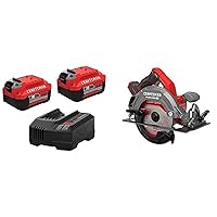 CRAFTSMAN V20 RP Cordless Circular Saw, 7-1/4 Inch (CMCS551B) with Battery and Charger (CMCB204-2CK)