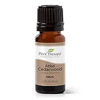 Plant Therapy Cedarwood Atlas Essential Oil 100% Pure, Undiluted, Natural Aromatherapy, Therapeutic Grade 10 mL (1/3 oz)