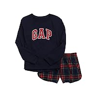 GAP girls Long Sleeve Shorts Pajama SetPajama Set